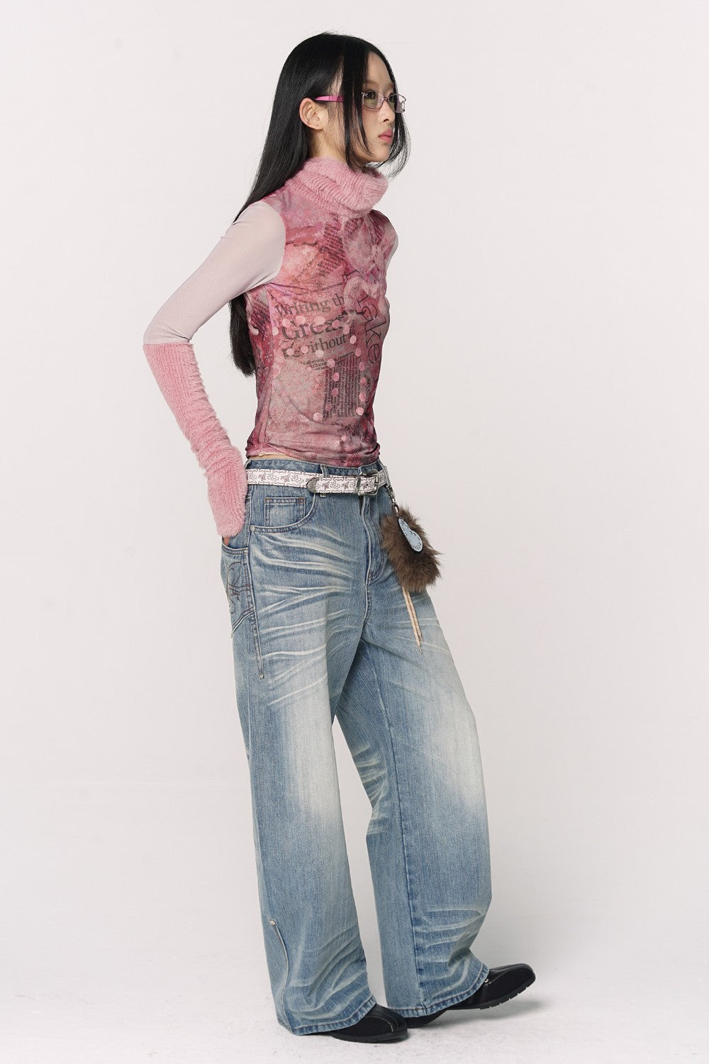 Cleo Washed Blade Jeans