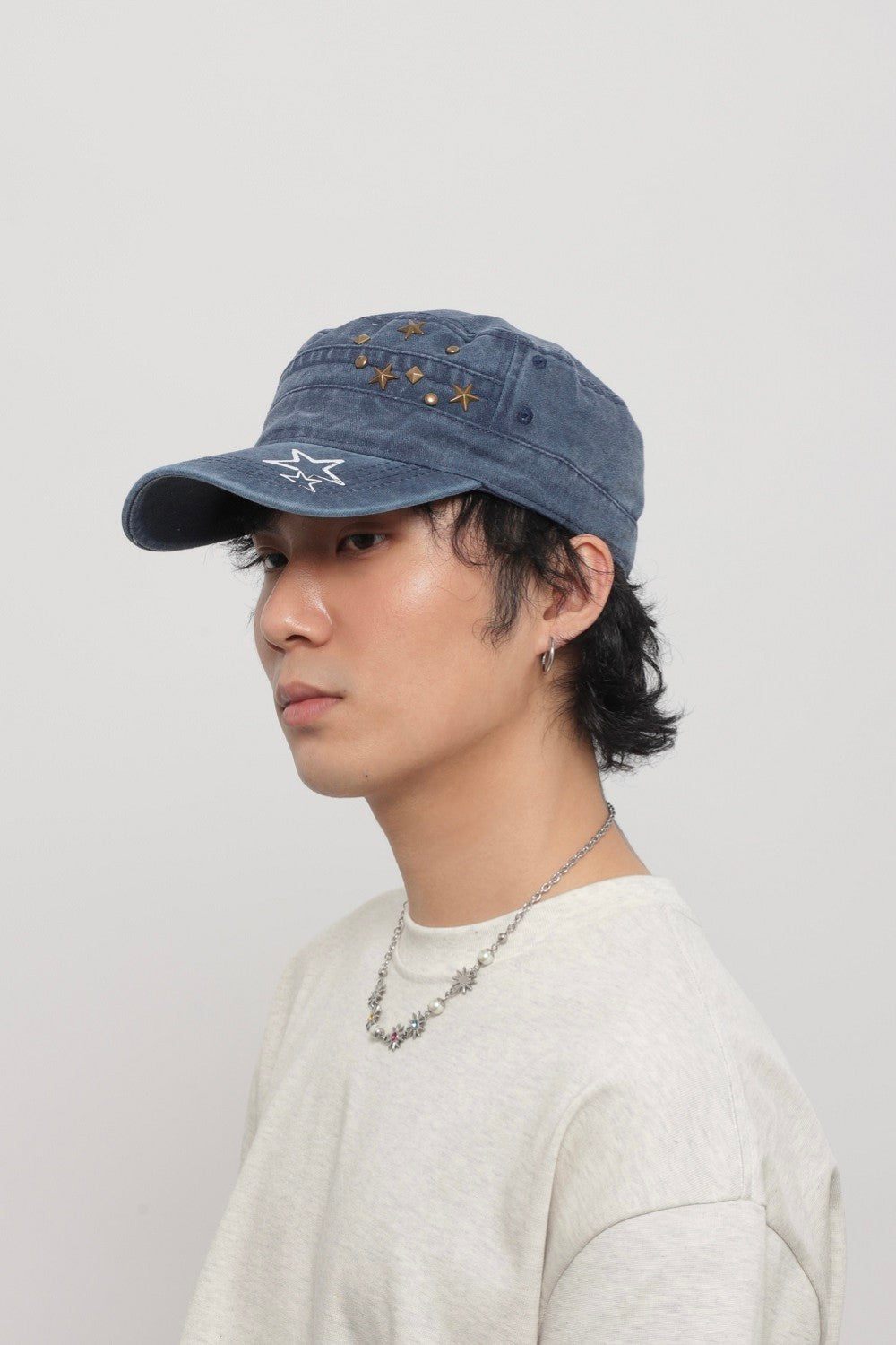 Star Studded Military Cap