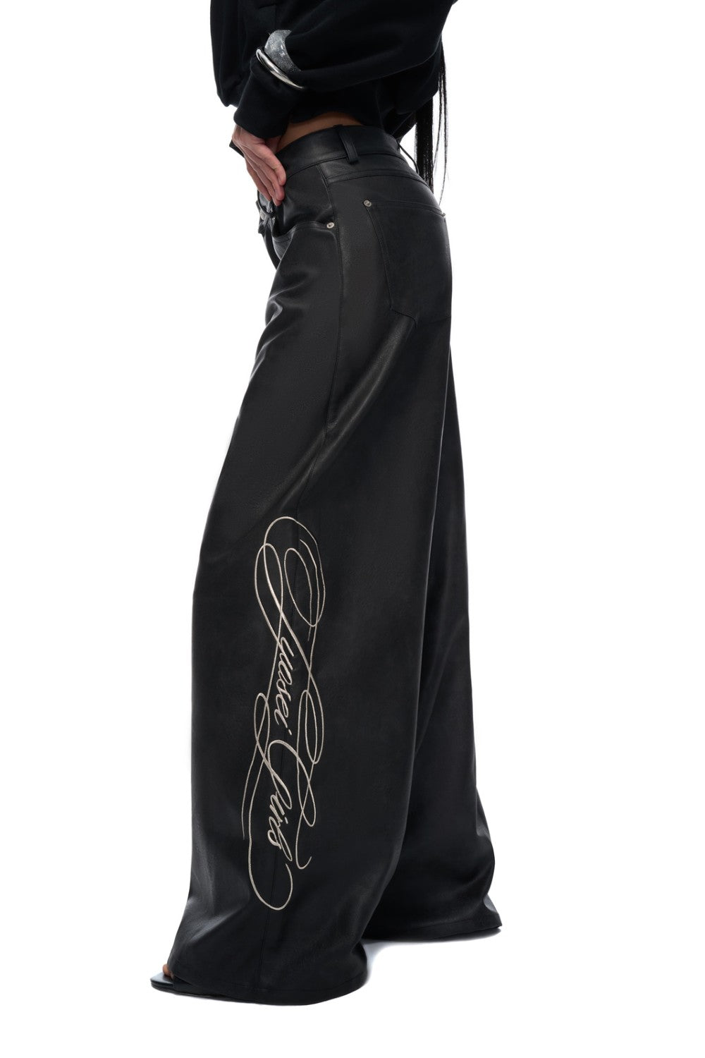 Silvercore Line Leather Pants