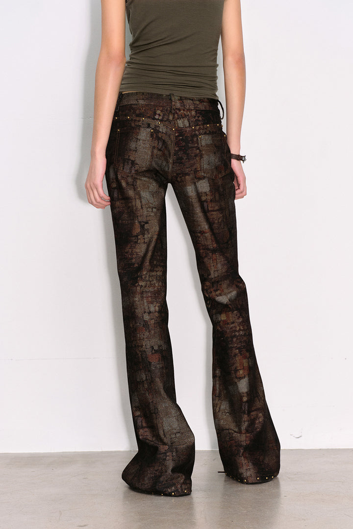 Marlen Rusted Flare Pants
