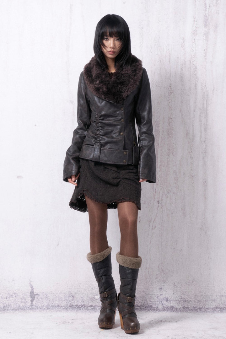 Fur-Trimmed Haven Coat