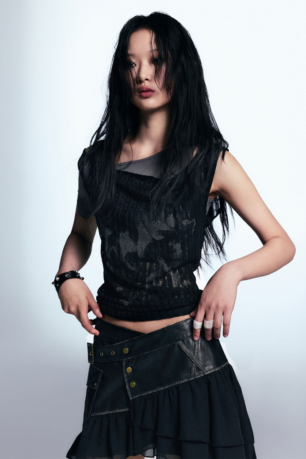 Layered Mesh T-Shirt