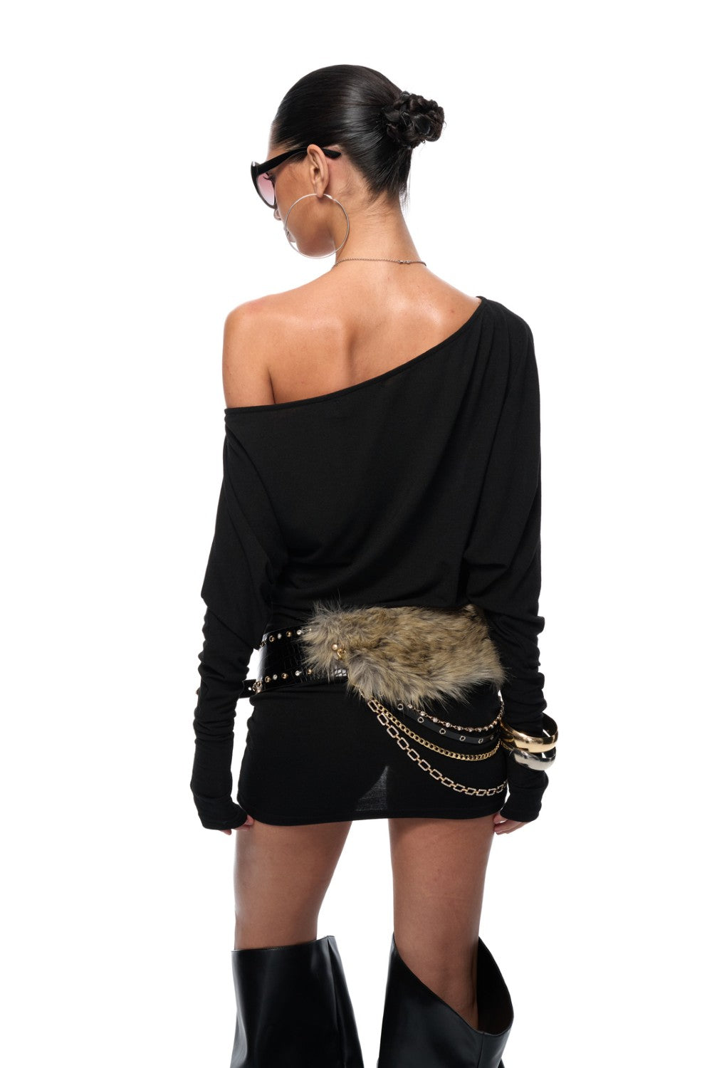 Midnight Curve Mini Dress