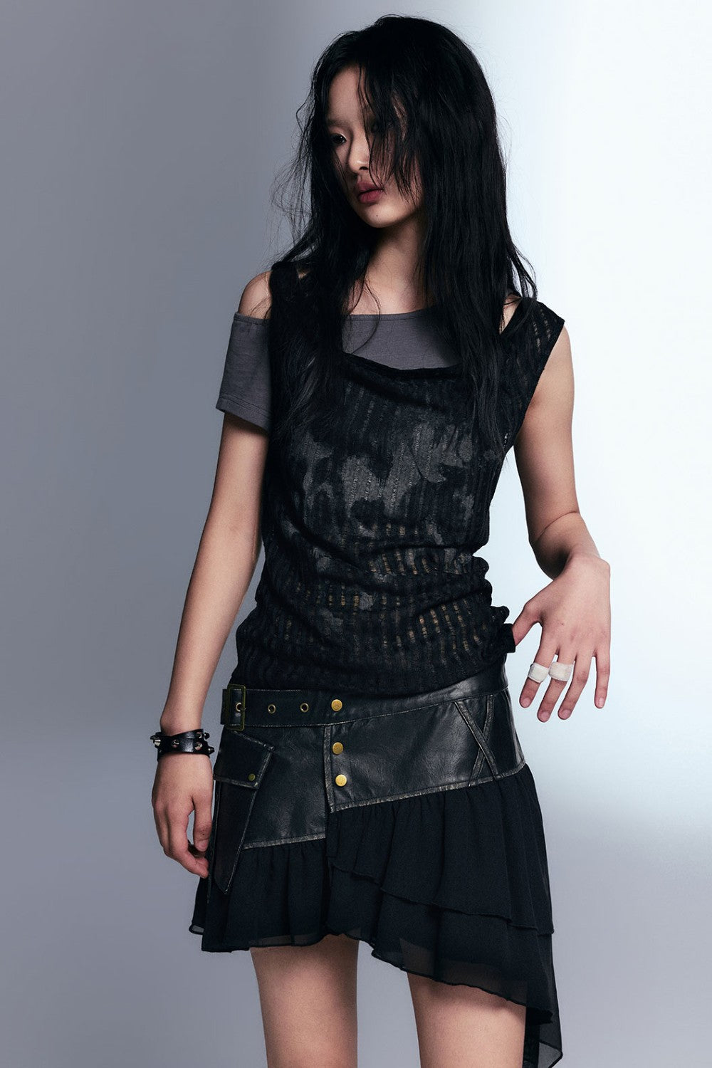 Layered Mesh T-Shirt