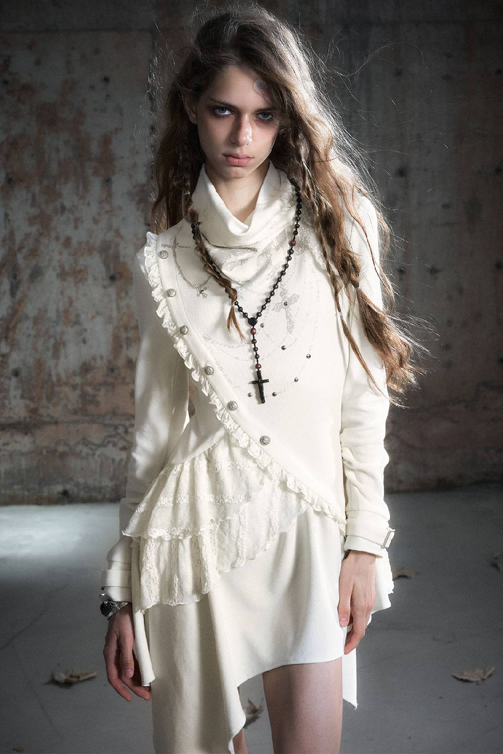 Belted Long Sleeve Dress