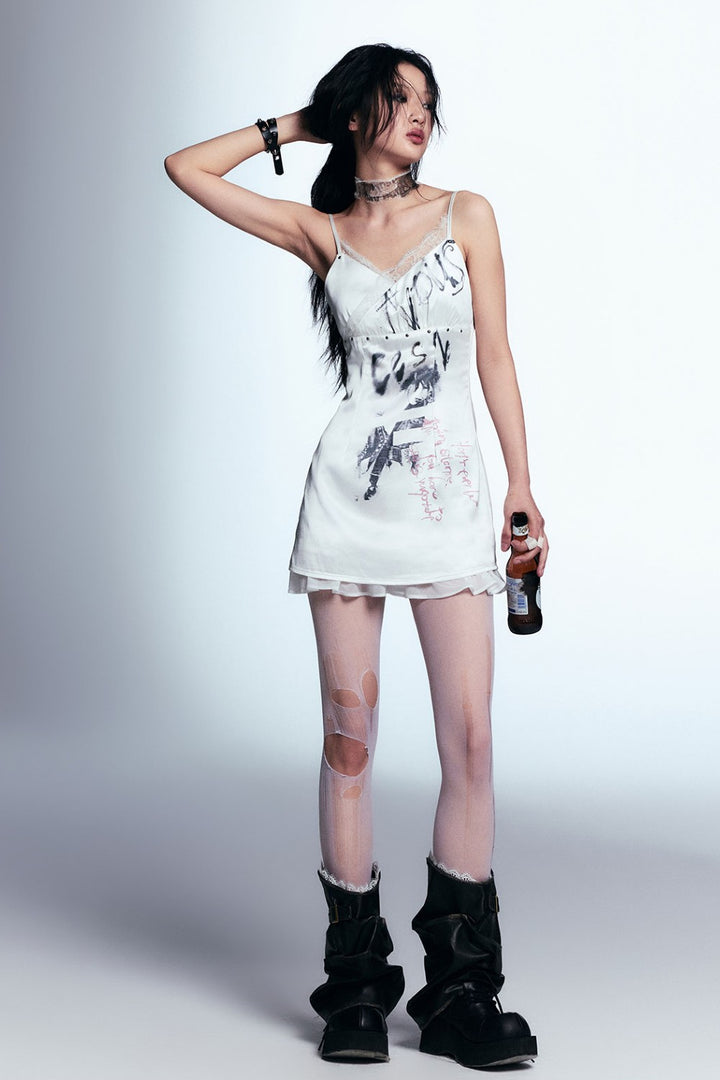 Satin Punk Cami Dress