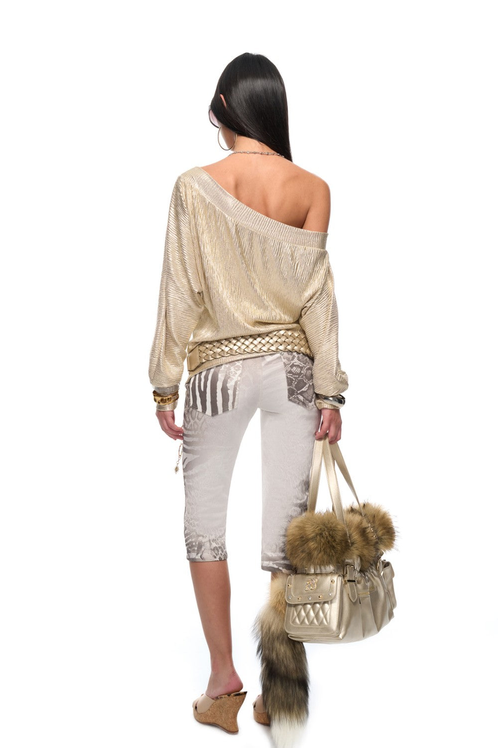 Champagne Lustre Top