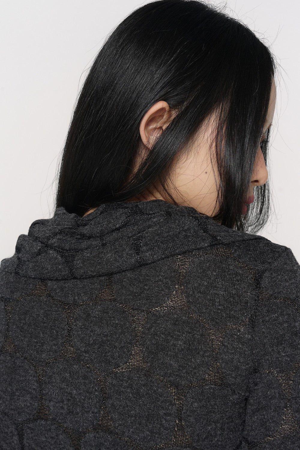 Textured Henley Knit Pullover