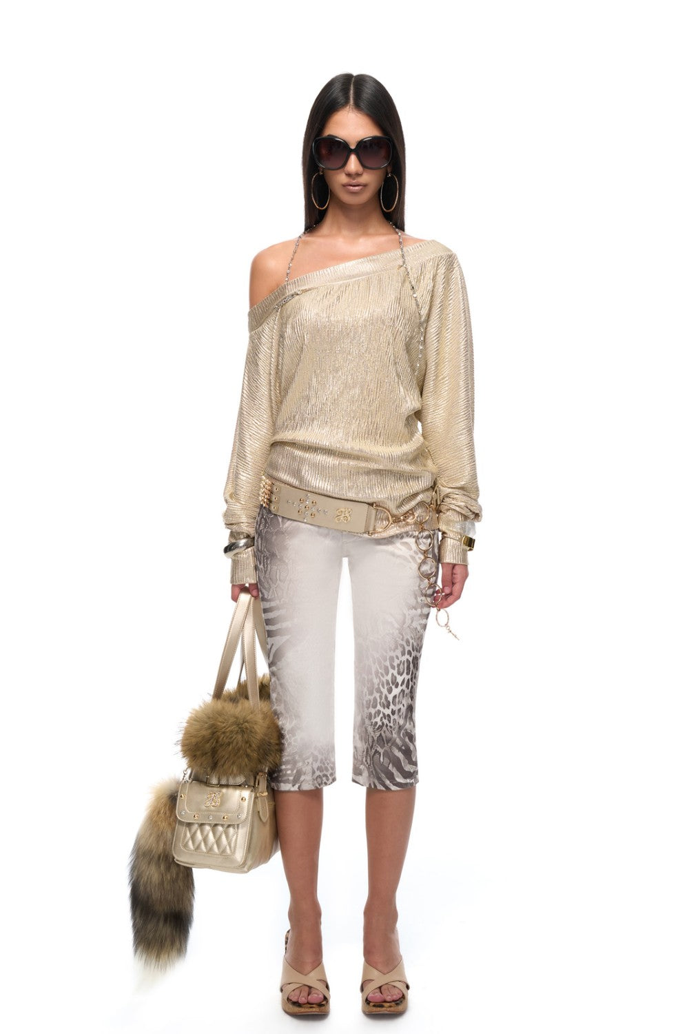 Champagne Lustre Top