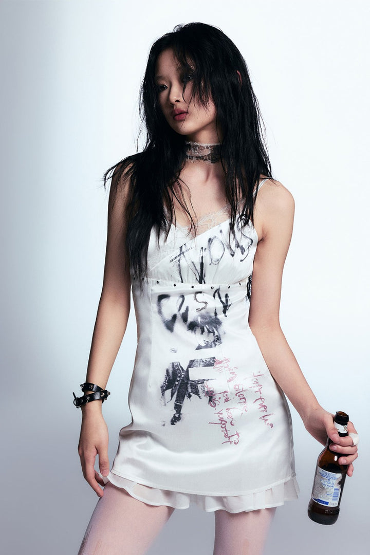 Satin Punk Cami Dress