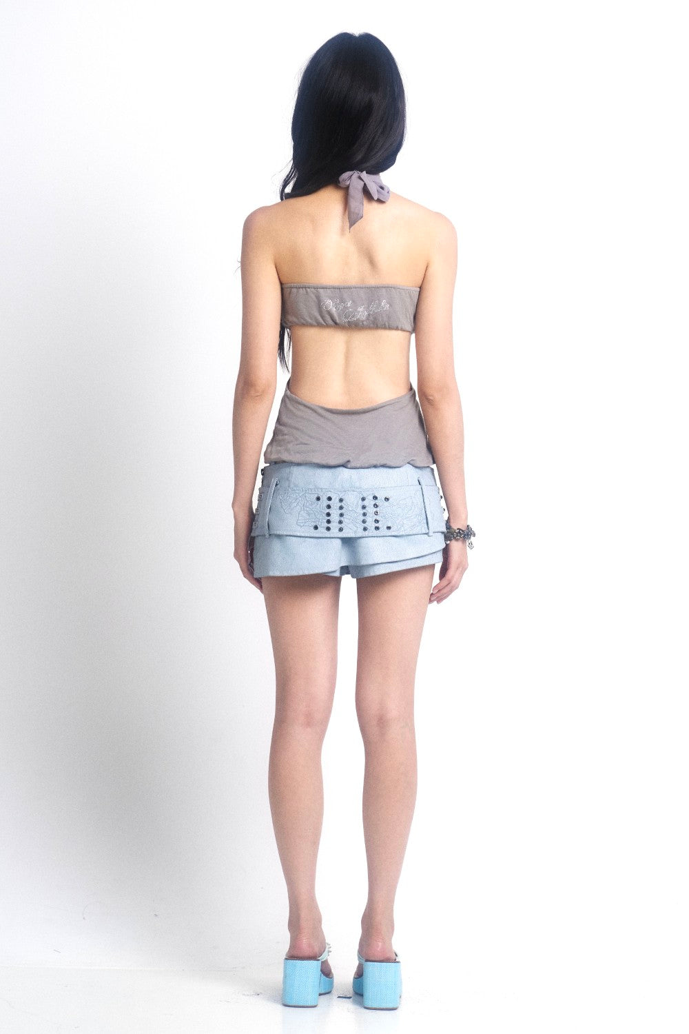 Backless Sequin Star Top