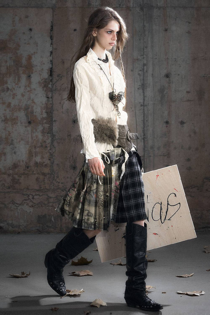 Vintage Utility Belt Skirt