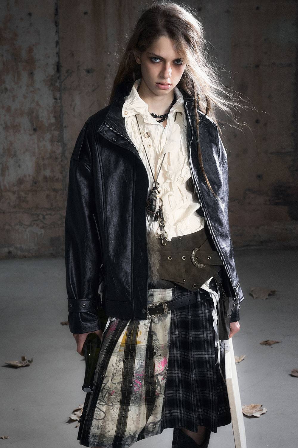 Utility Style PU Jacket