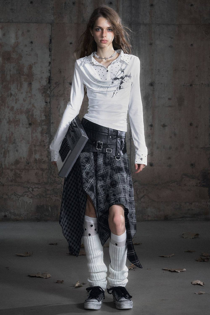 Tattered Layered Skirt