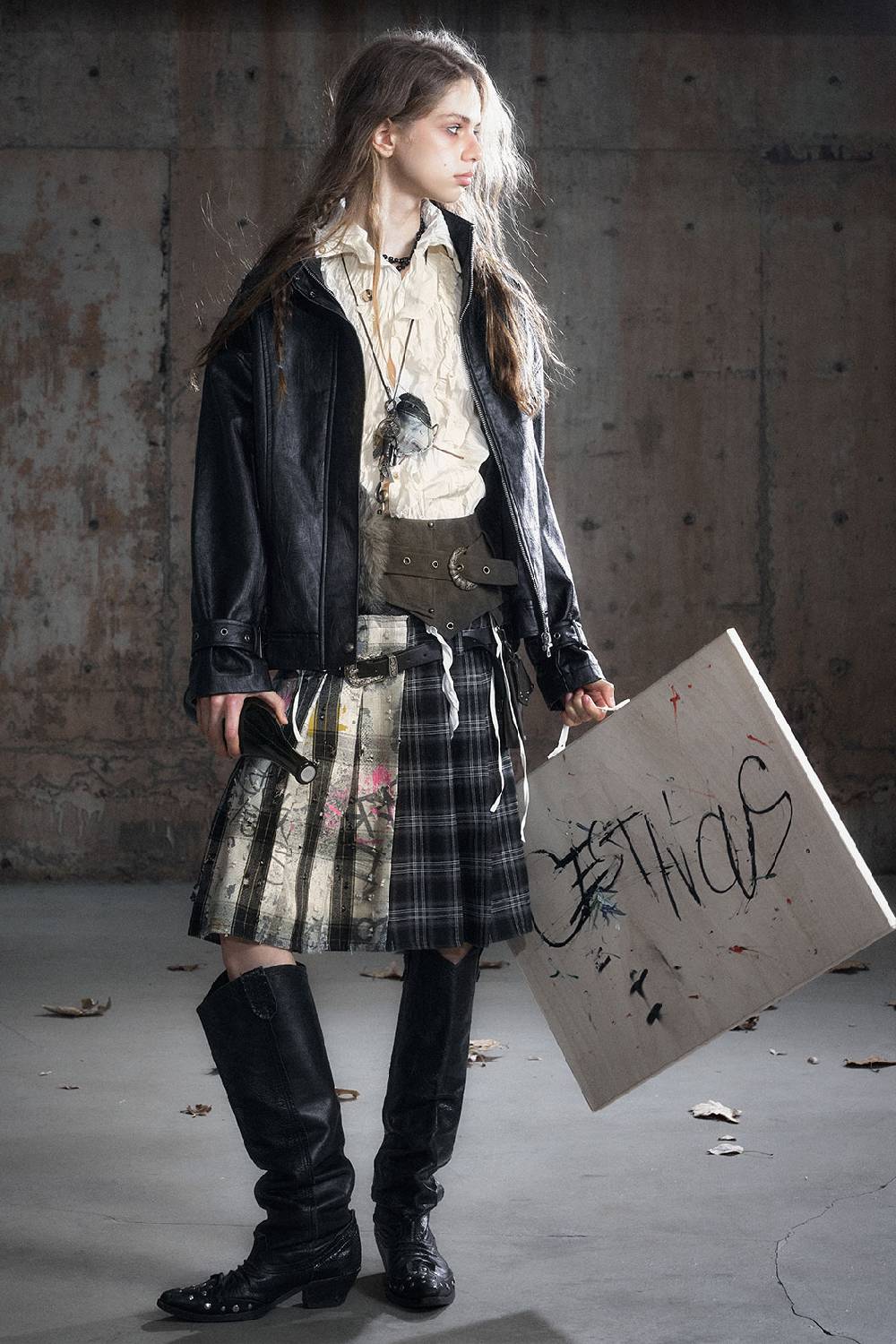 Utility Style PU Jacket