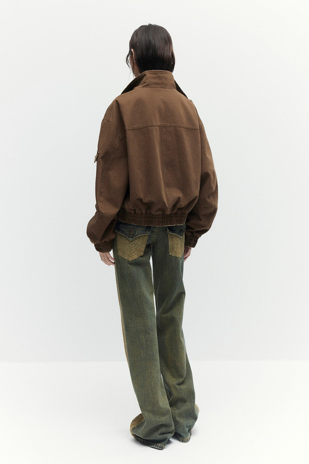 Brown Vintage Flight Jacket