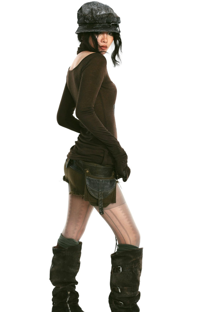 Belted Utility Shorts