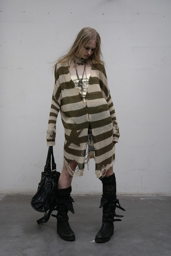 Striped Star Cardigan