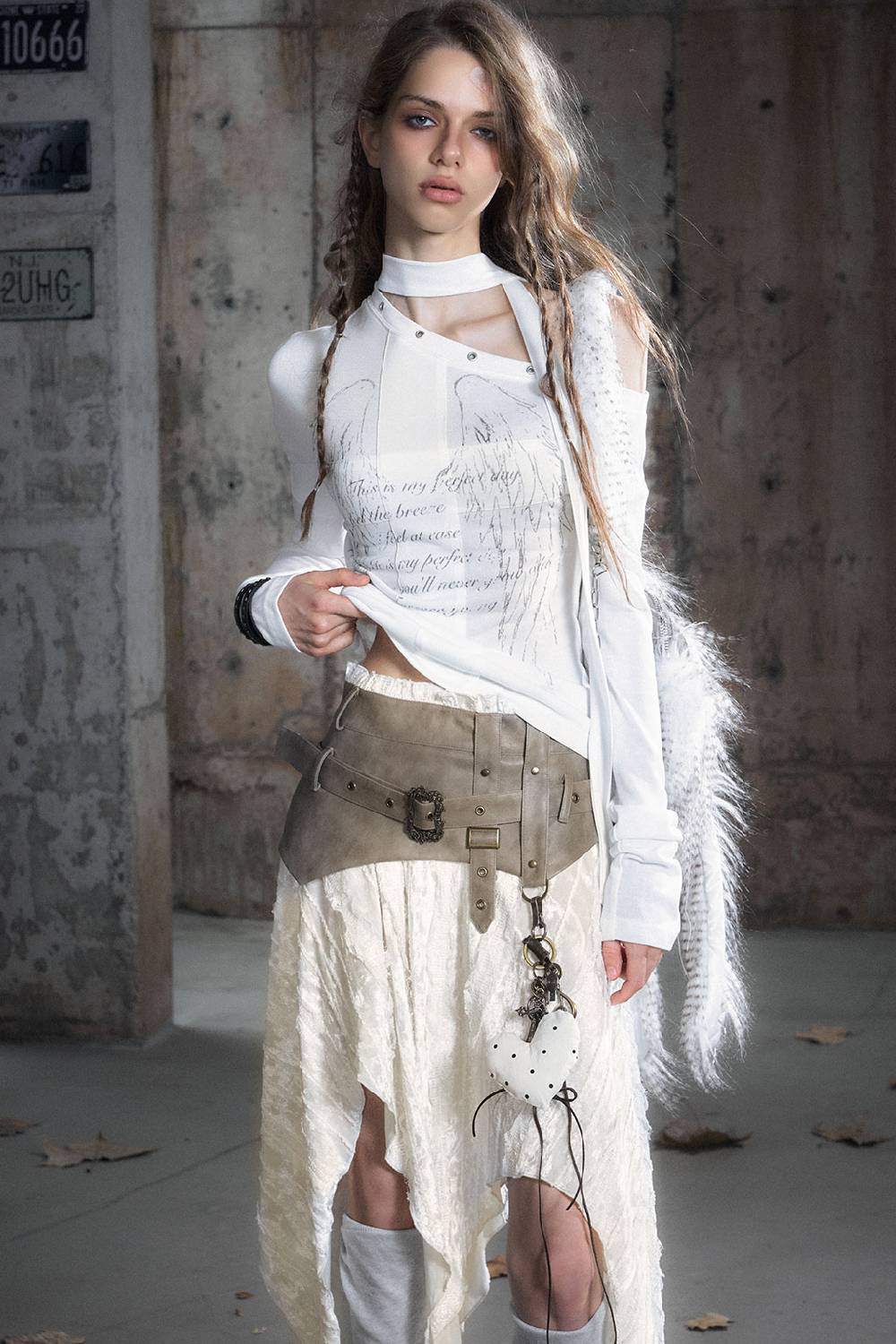 Tattered Layered Skirt