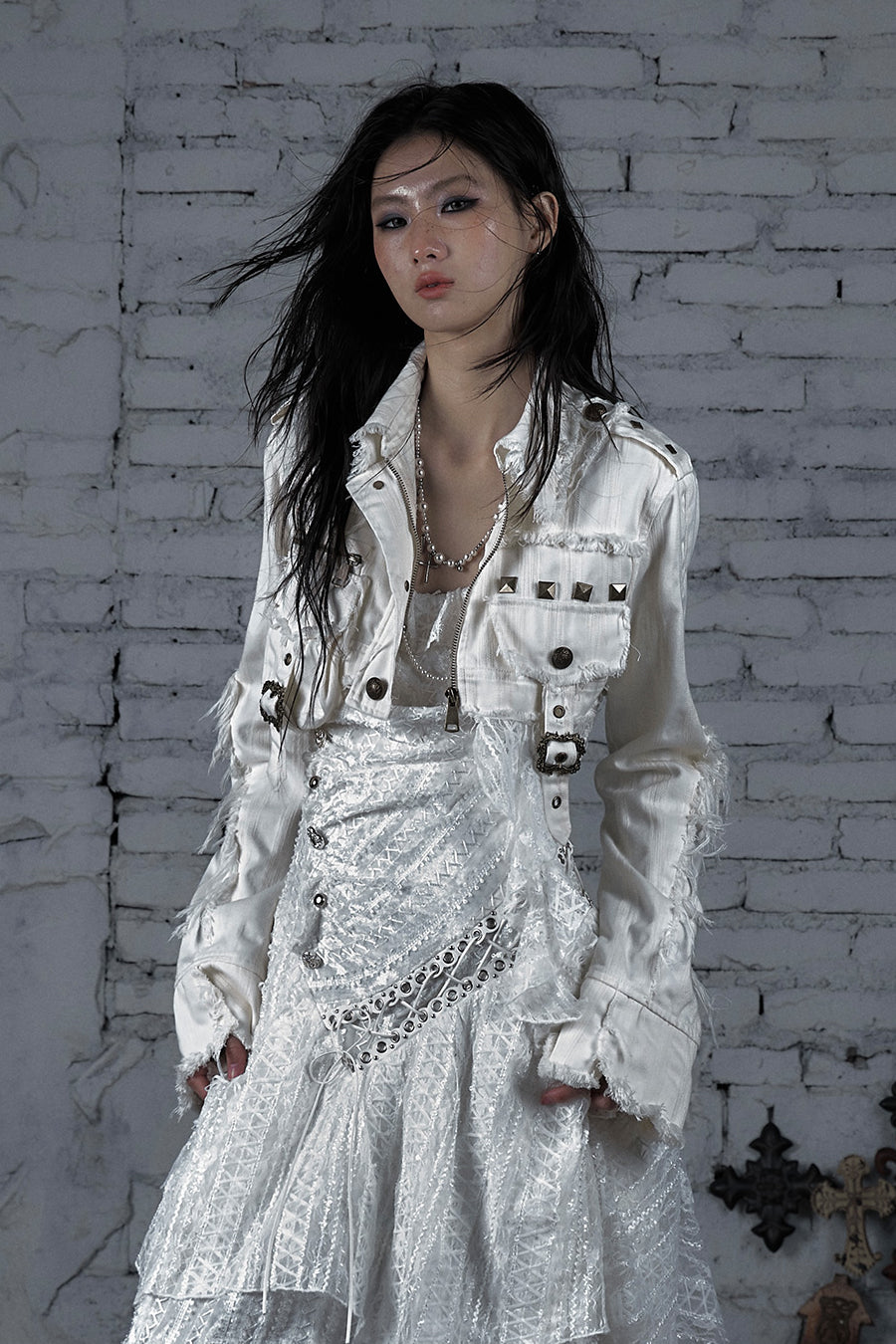 Cropped Combat Jacket