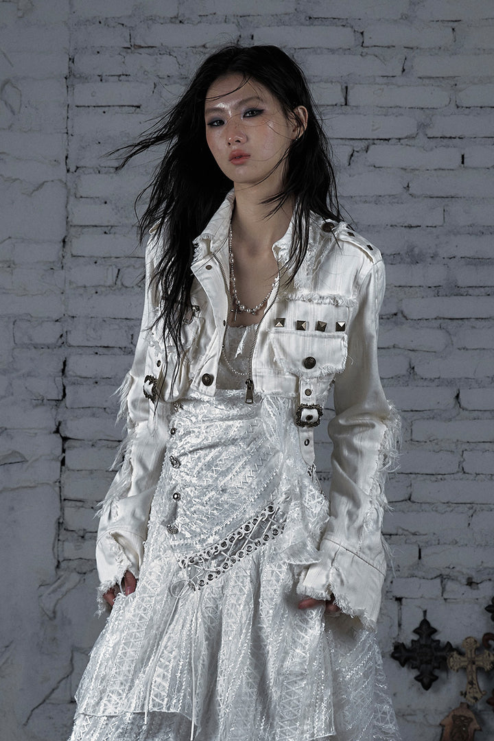 Cropped Combat Jacket