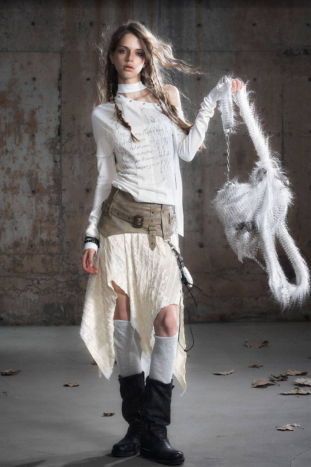 Tattered Layered Skirt