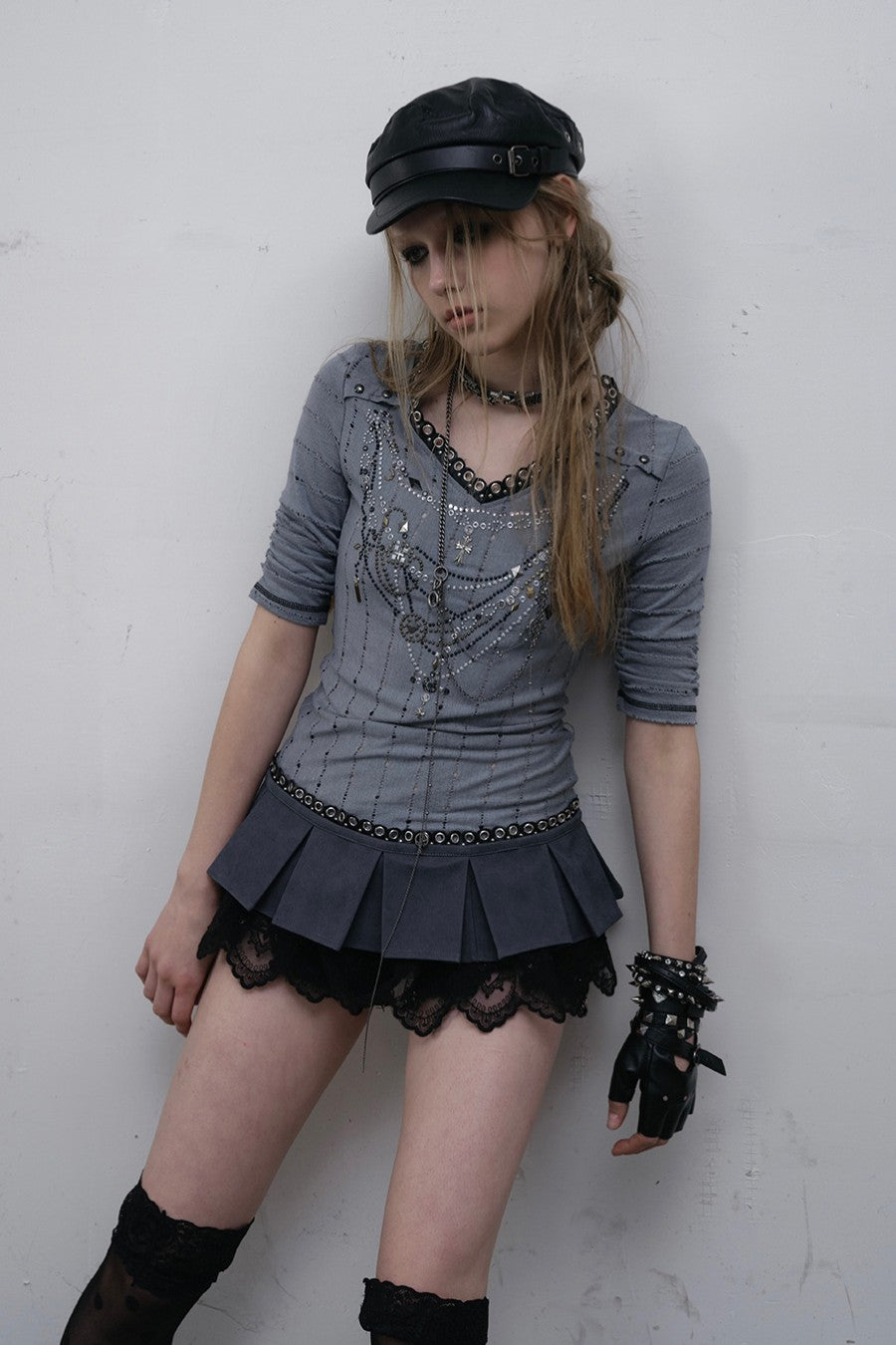 Chain Embellished T-shirt