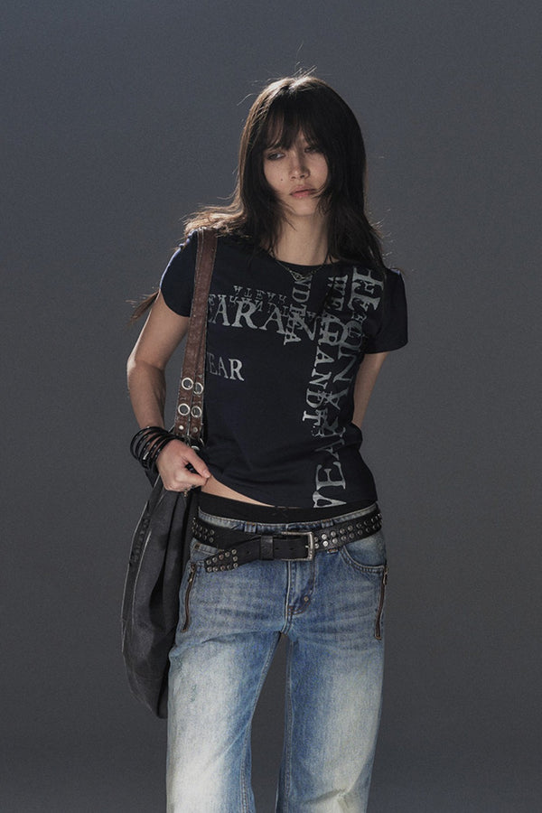 Osha Silver Script Shirt
