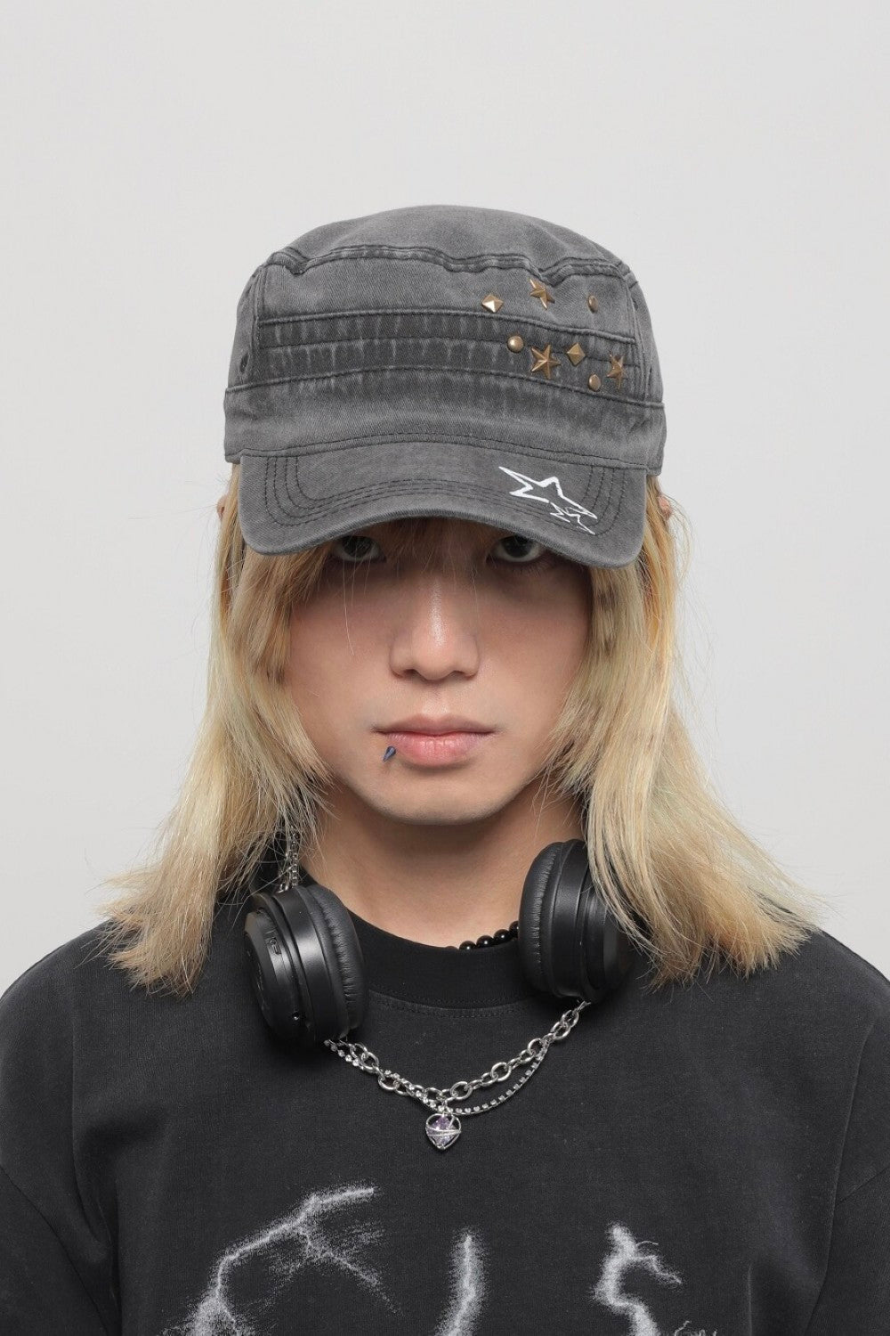 Star Studded Military Cap