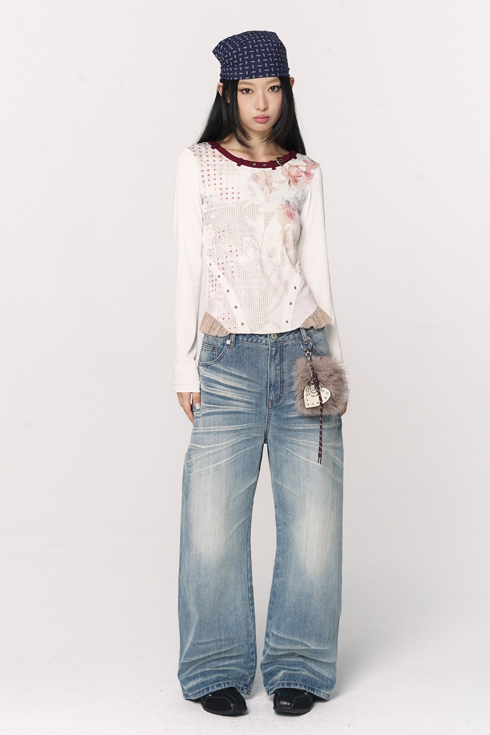 Cleo Washed Blade Jeans