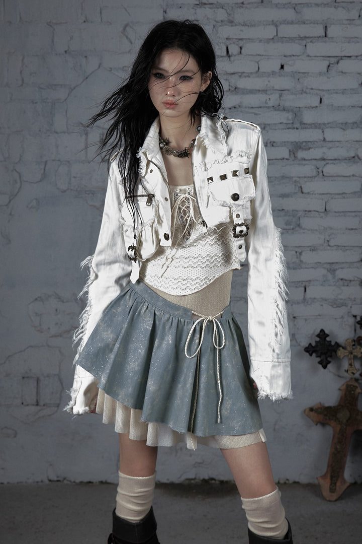 Cropped Combat Jacket