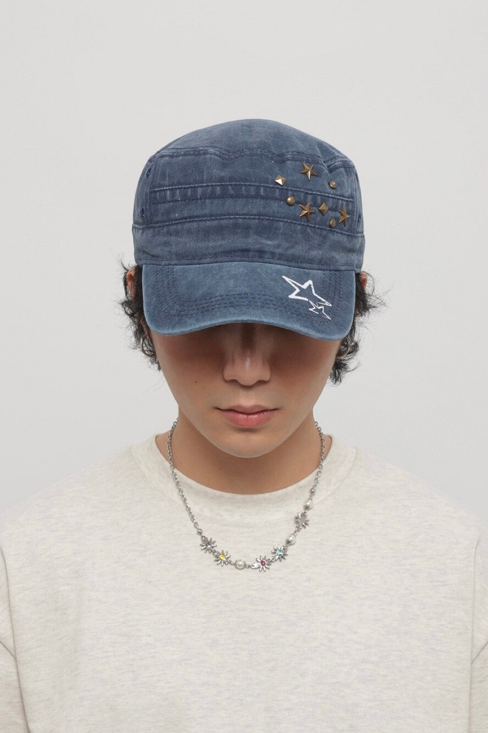 Star Studded Military Cap