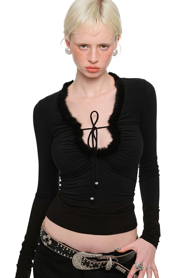 Nina Ruched Plush Top