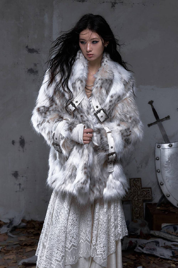 Ivory Relic Fur Coat