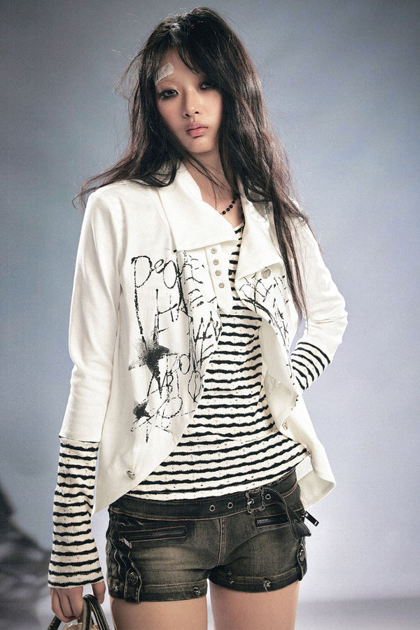 Juno Layered Stripe Top