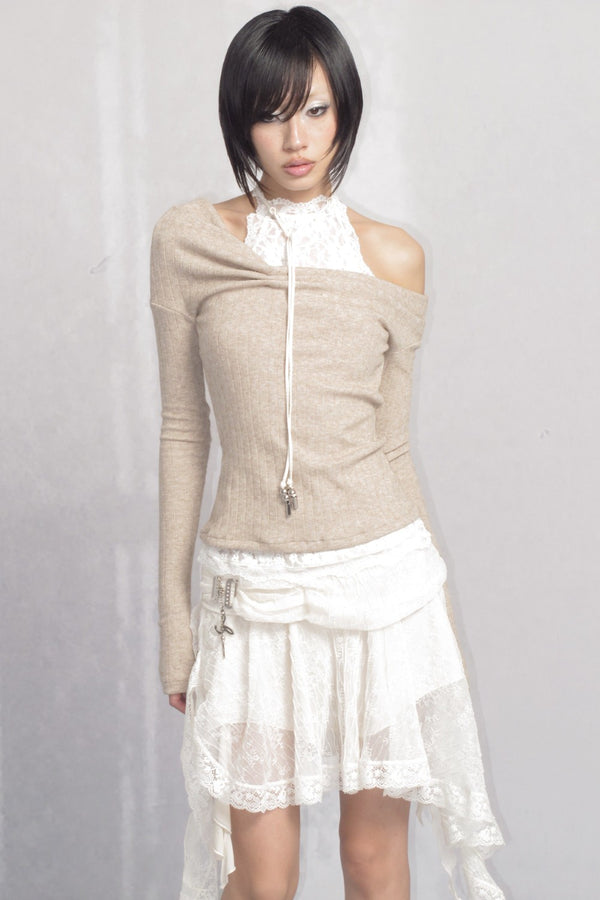 Clara Halter Knit Top