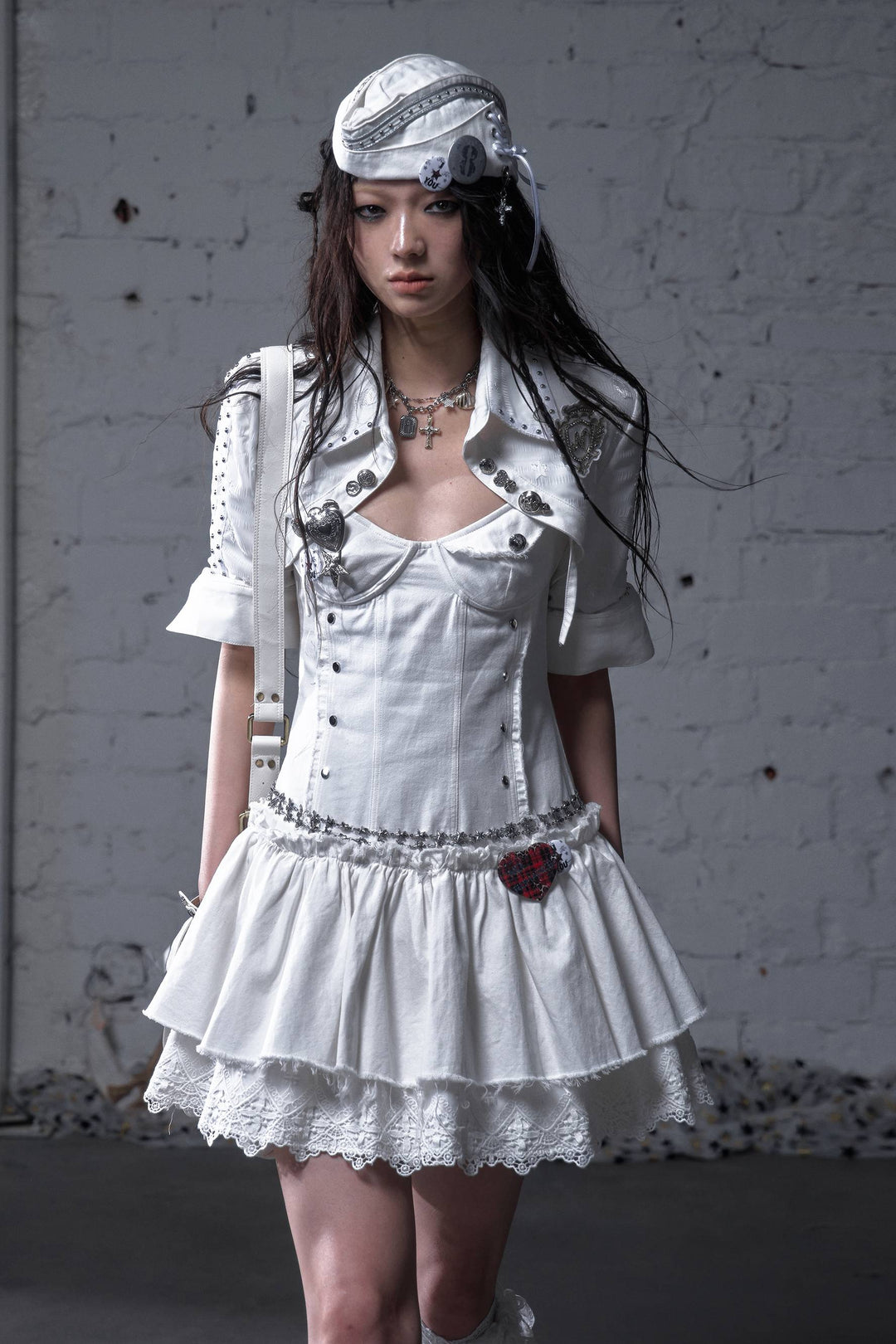 Laced Flare Dress