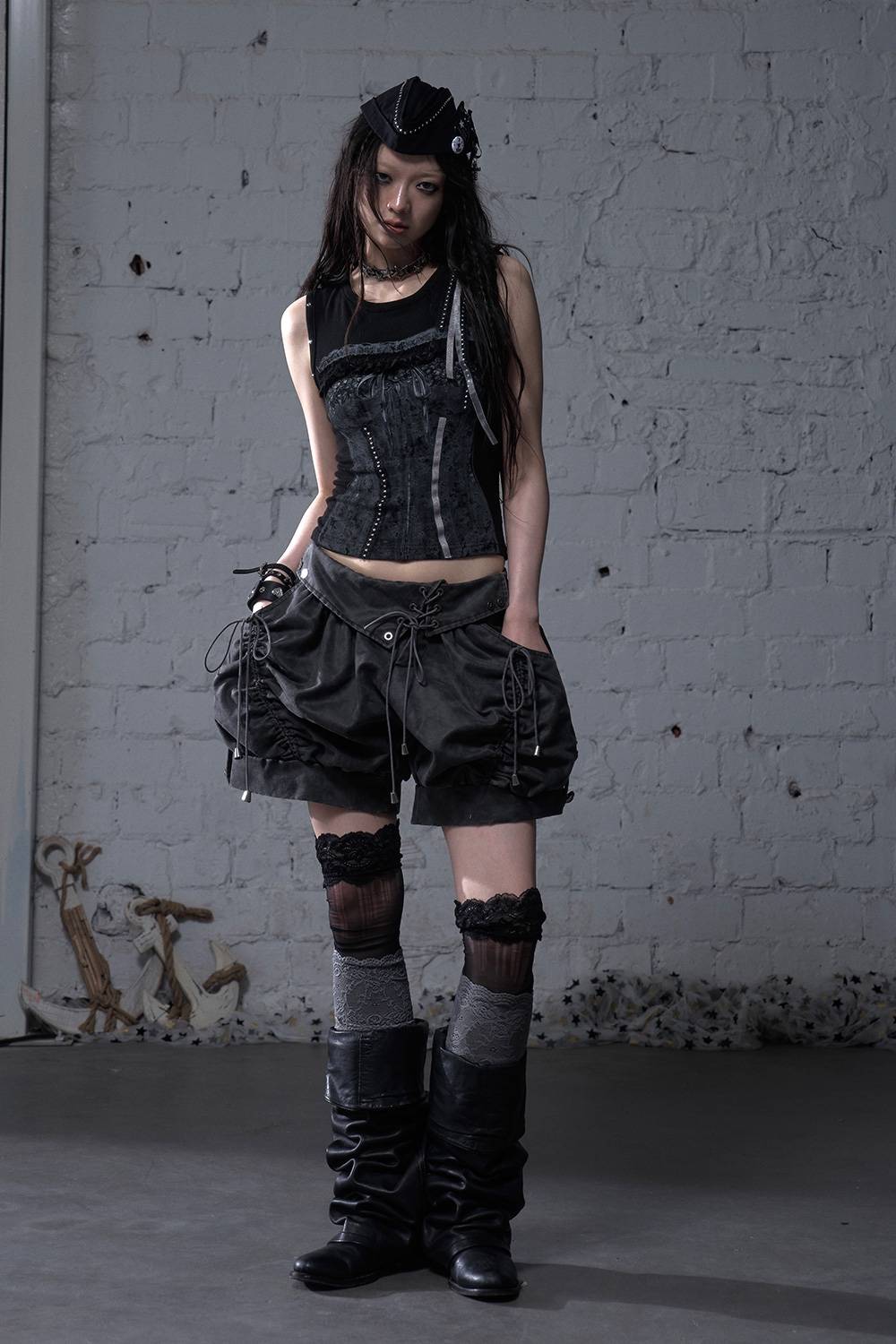 Faux Ribbon Vest