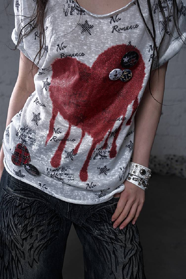Dripping Heart Tee