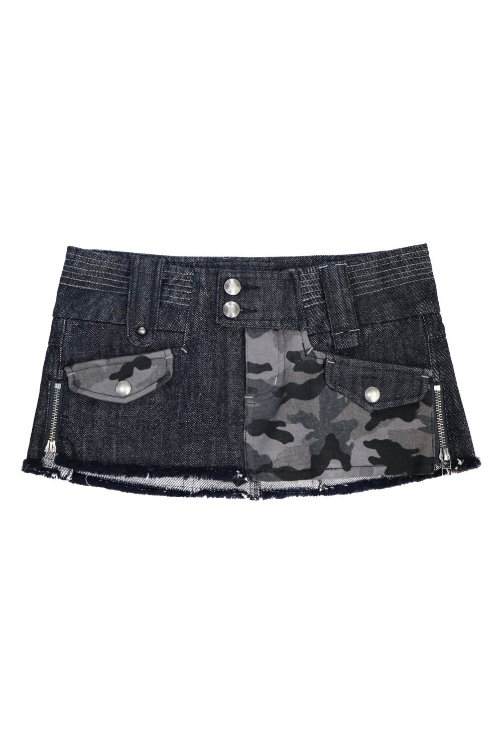 Lena Camo Patchwork Skirt