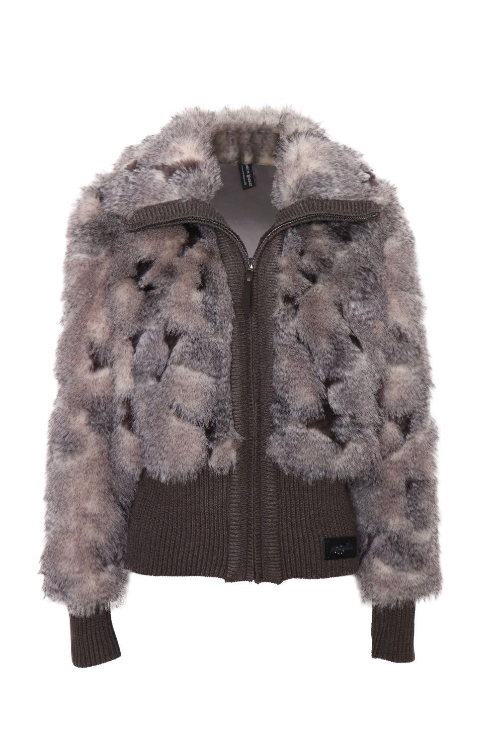 Ash Violet Fur Coat