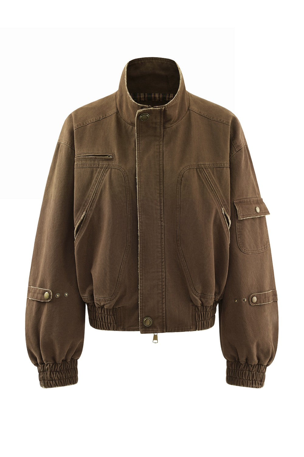 Brown Vintage Flight Jacket