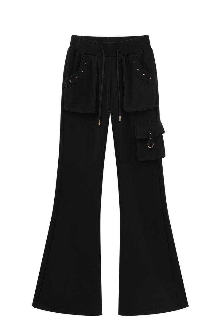 Talia Cargo Flared Sweatpants