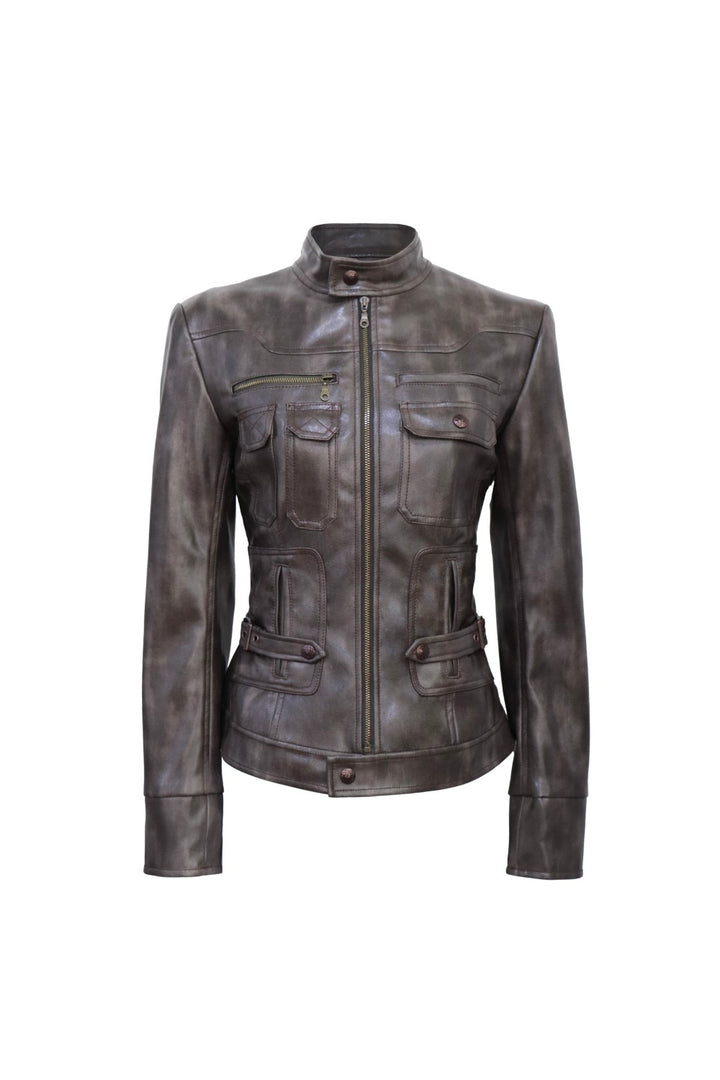 Slim Moto Leather Jacket