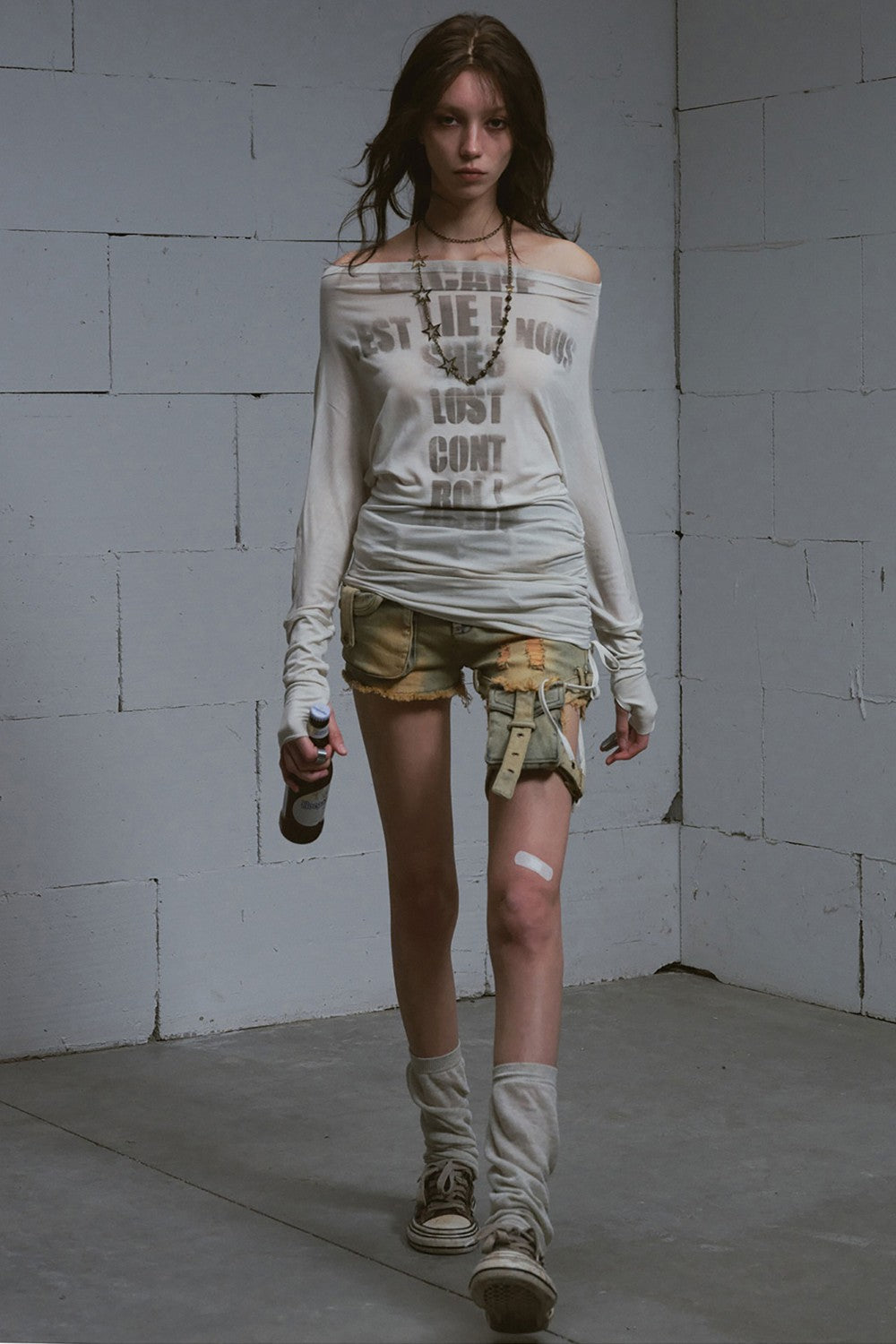 Distressed Utility Shorts