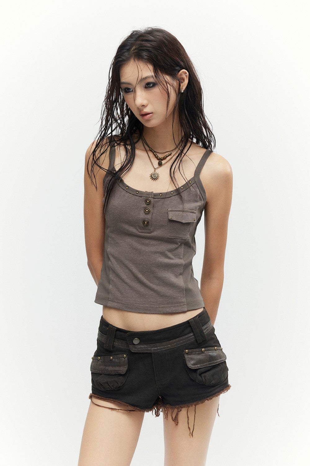 Fray Edge Military Shorts