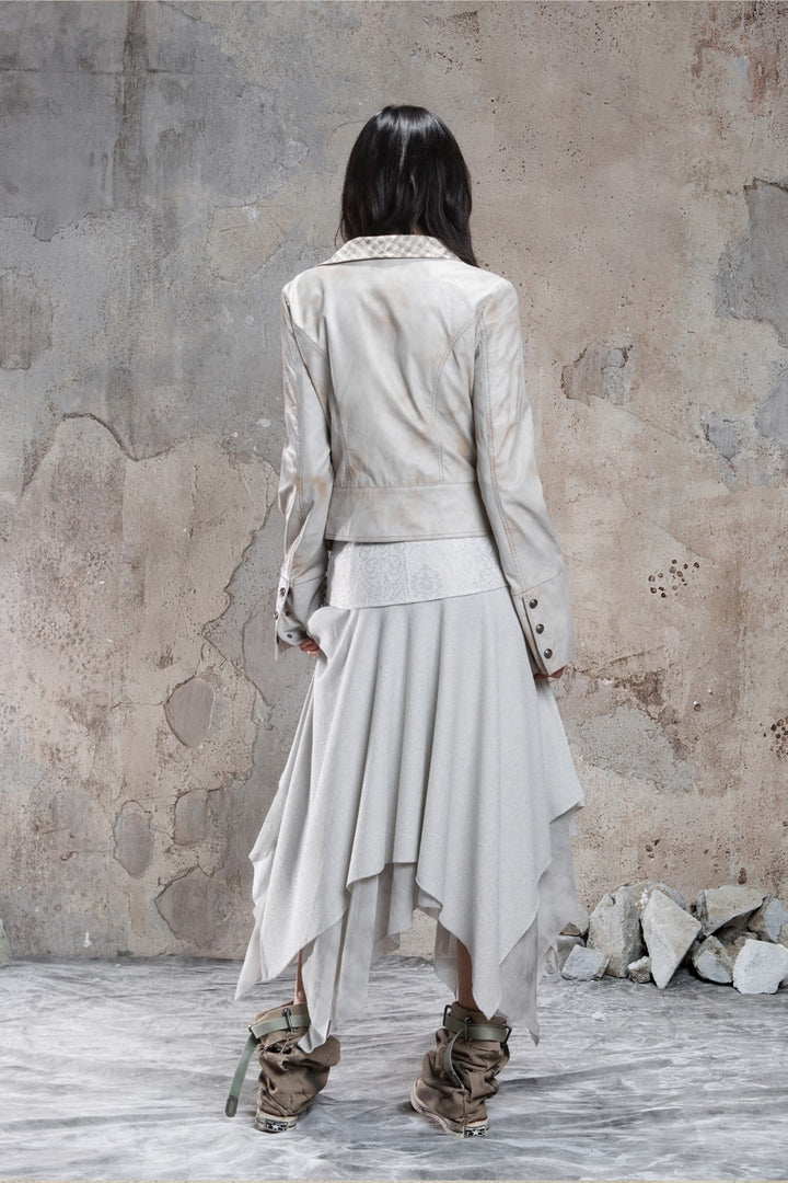 Silver Rift Layered Skirt