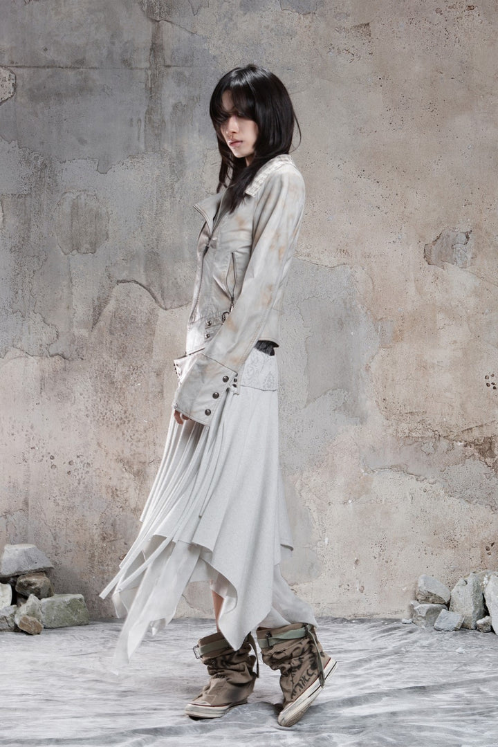 Silver Rift Layered Skirt