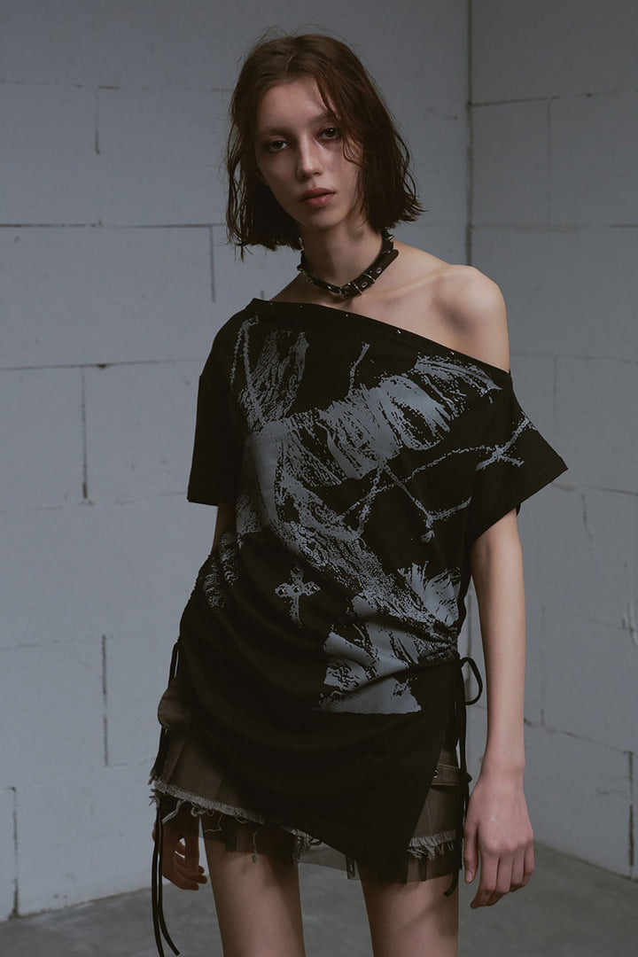 Off-Shoulder Slash Top