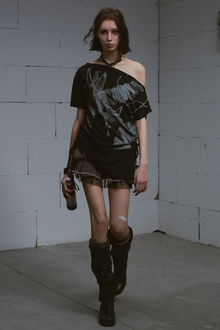 Off-Shoulder Slash Top